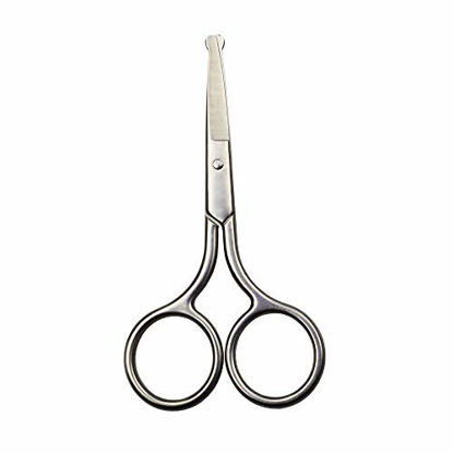 2 Pack Curved Craft Scissors Small Scissors Beauty Eyebrow Scissors  Stainless Steel Trimming Scissors for Eyebrow Eyelash Extensions, Facial  Nose