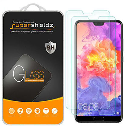 Picture of (2 Pack) Supershieldz for Huawei (P20 Pro) Tempered Glass Screen Protector, Anti Scratch, Bubble Free