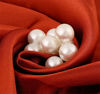 Picture of AKOAK 100 Set Pearl Rivet,Half Hole Faux Pearls Rivets Studs Buttons for Hat/Shoe/Clothes/Bag/Skirt/Bridal Veil DIY Accessories (6.0mm)