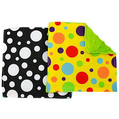 Picture of STS 598701 Baby Crinkle Square Sensory Toys - 6 Inch x 6 Inch, Assorted, 2 Pack