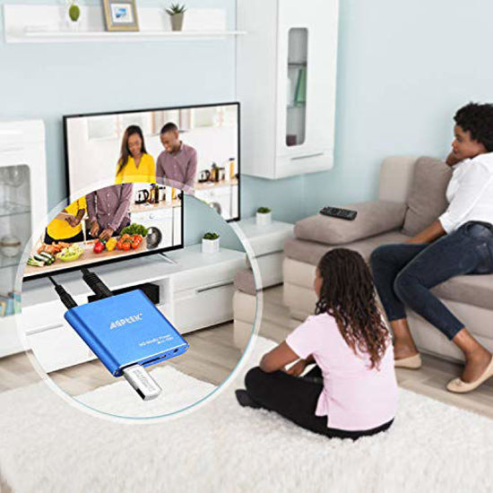 GetUSCart- HDMI Media Player, Blue Mini 1080p Full-HD Ultra HDMI MP4 ...