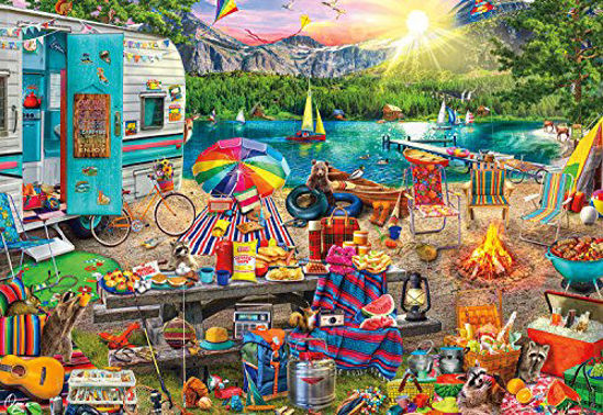 Picture of Buffalo Games - Aimee Stewart - Family Campsite - 2000 Piece Jigsaw Puzzle