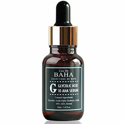Picture of AHA Glycolic Acid 10% Peel Serum 1oz for Facial-Face Peel for Acne Scars + Alpha Hydroxy Acid for Tone it up + Wrinkles and Lines Reduction + Healthy Radiant Skin + Peel Off Face Masks, 1oz (30ml)