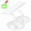 Picture of Replacement Straws for Thermos Foogo 10 Ounce Bottle by Greant, BPA-FREE Straws with 4 Straw, 2 PACK