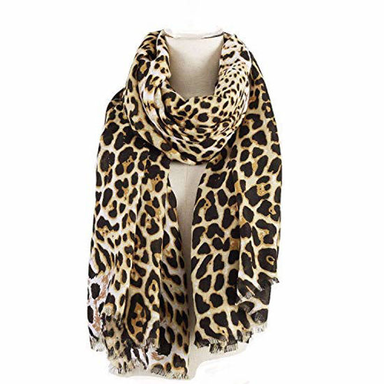 Picture of AIWANK Women's Fall Winter Leopard Scarf Cheetah Print Large Blanket Wrap Shawl Scarves