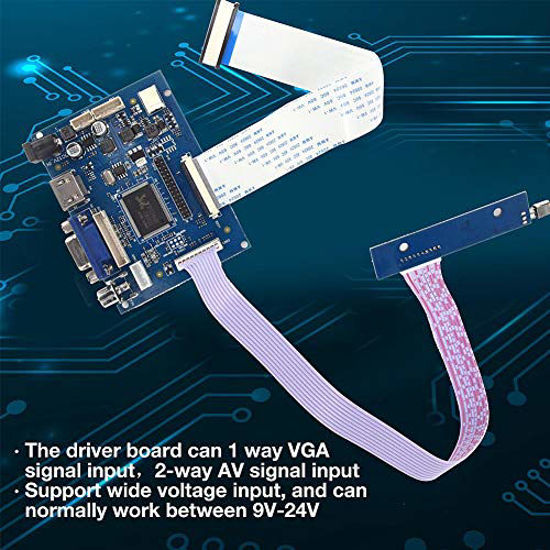 Carte Contrôleur LCD VGA/2AV/HDMI - Pour écran 7'' AT070TN92 800x480 - Entrée 9-24V - Avec Télécommande