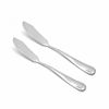 Picture of AKOAK 2 Pieces Stainless Steel Butter Knives Butter Spreaders Portable Breakfast Tools Kitchen Gadgets Cheese Dessert Jam Spreaders