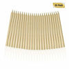 Picture of Aplusplanet 24 Count Champagne Gold Birthday Cake Candles, Metallic Long Thin Cake Candle in Holder for Cupcake Wedding, Shower, Party Decorations