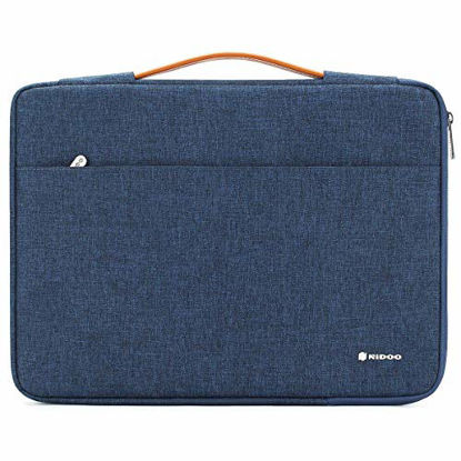 Picture of NIDOO 10 inch Laptop Sleeve case Notebook Bag Protective Handbag for 10.5" 11" iPad Pro / 10.5" iPad Air / 10" Microsoft Surface Go / 10.5" Samsung Galaxy Tab S4 / 10.1" Lenovo Ideapad D330, Blue