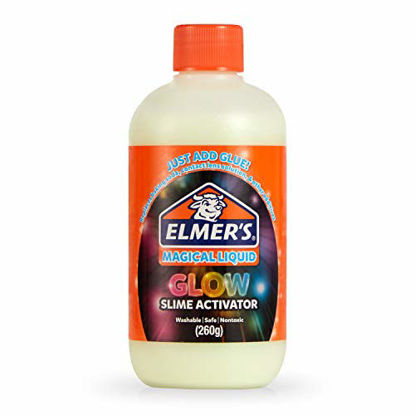 Picture of Elmers Glow In The Dark Slime Activator | Magical Liquid Glue Slime Activator, 8.75 FL. oz. Bottle - Great for Making Glow In The Dark Slime