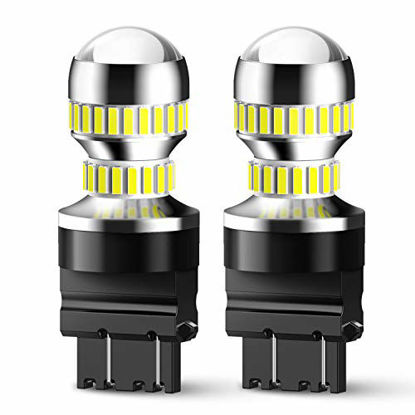 Picture of AUXITO 2600 Lumens 3157 LED Bulbs Backup Light Bulb 3156 3056 3057 4157 3047 4057 3457 LED Light Bulbs for Reverse Blinker Brake Tail Lights 6000K White