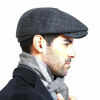 Picture of Mens Vintage Newsboy Gatsby Hat Blend Wool Flat Ivy Cabbie Autumn Winter Cap Boyfriend Gift (M)