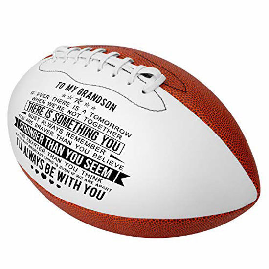 GetUSCart K KENON Engraved Footballs for Grandson Personalized