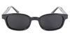 Picture of Pacific Coast Original KD's Biker Sunglasses (Black Frame/Dark Grey Lens)