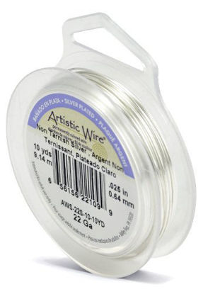 Picture of Artistic Wire 22-Gauge Tarnish Resistant Silver Wire, 10-Yard