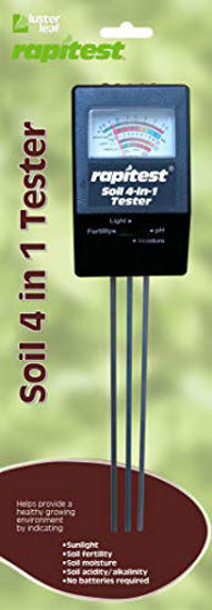 Picture of Luster Leaf 1818 Rapitest 4-in1 Soil pH/Moisture/Fertility/Light Tester, Fertility