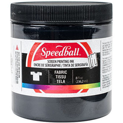 Picture of Speedball Fabric Screen Printing Ink, 8-Ounce, Black