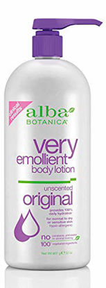 Picture of Alba Botanica Very Emollient Body Lotion, Unscented Original, 32 Oz