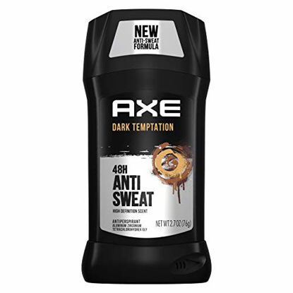 Picture of AXE Dual Action Antiperspirant Stick for Long Lasting Freshness Dark Temptation All Day Fresh Scent 48 Hour Anti Sweat Mens 2.7 oz
