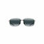 Picture of Maui Jim Breakwall Rectangular Sunglasses, Gloss Black/Neutral Grey Polarized, Medium