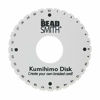 Picture of The Beadsmith Round Kumihimo Disk, 6 inch Diameter, 3/8" Dense Foam, Jewelry Tools for Braiding, 1 disks