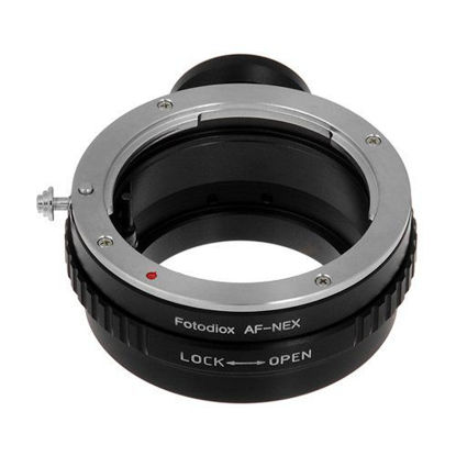 Picture of Fotodiox Lens Mount Adapter, Sony Alpha DSLR (Minolta AF A-type) Lens to Sony Alpha NEX E-mount Camera, fits Sony NEX-3, NEX-5, NEX-5N, NEX-7, NEX-7N, NEX-C3, NEX-F3, Sony Camcorder NEX-VG10, VG20, FS-100, FS-700