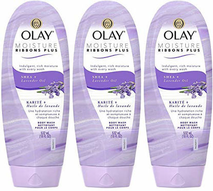 Picture of OLAY Moisture Ribbons Plus, Shea plus Lavender Oil 18 oz (Pack of 2)