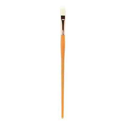 Picture of Princeton Refine Artist Brush, Brushes for Oil and Acrylic Paint, Series 5400 Natural Chunking Bristle, Filbert, Size 8