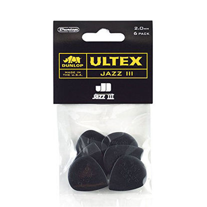 Picture of Dunlop 427P2.0 Ultex Jazz III, 2.0mm, 6/Player's Pack