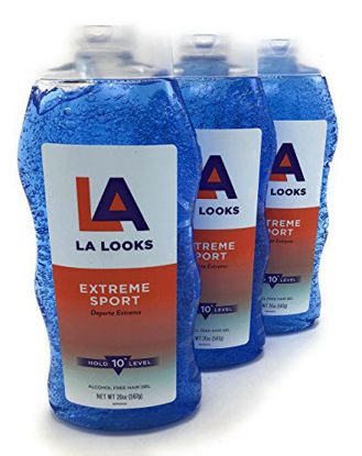 Picture of L.A. LOOKS SPORT XTRME HLD GEL 20 OZ (Pack of 3)