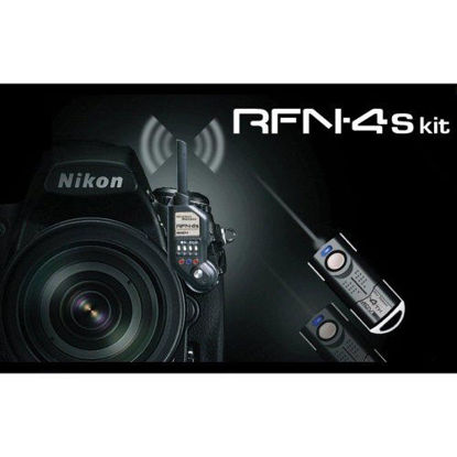 Picture of RFN-4s Wireless Remote Shutter Release for Nikon DSLR with MC30 Type Connection (Nikon D200, D300, D300s, D500, D700, D800, D800E, D810, D1, D2, D3, D3x, D3s, D4, D5) - Transmitter and Receiver Set