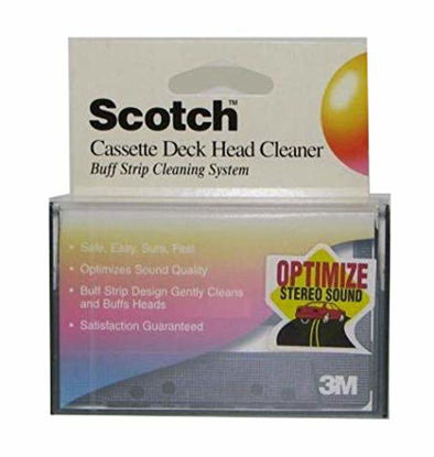 Picture of Scotch Cassette Deck Head Cleaner Buff Strip Cleaning System 3M