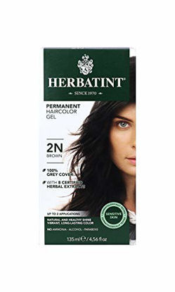 Picture of Herbatint Permanent Haircolor Gel, 2N Brown, 4.56 Ounce