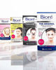 Picture of Bioré Charcoal Instantly Warming Clay Facial Mask for Oily Skin, 4 Count, with Natural Charcoal, Cleanse Clogged Pores, Dermatologist Tested, Non-Comedogenic, Oil Free