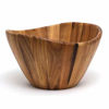 Picture of Lipper International Acacia Wave Serving Bowl for Fruits or Salads, Large, 12" Diameter x 7" Height, Single Bowl