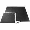 Picture of ProSource fs-1908-pzzl Puzzle Exercise Mat EVA Foam Interlocking Tiles (Black, 24 Square Feet)