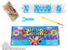 Picture of Rainbow Loom Crafting Kit includes Loom, Metal Hook, Mini Rainbow Loom, 600 Rubber Bands + 24 Clips