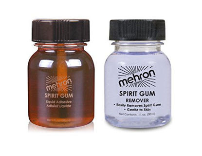 Picture of Mehron Makeup Spirit Gum & Remover Combo Kit, 30 ML