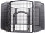 Picture of IRIS Exercise 8 Panel Pen Panel Pet Playpen with Door - 34 Inch, Gray