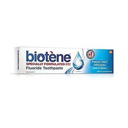 Picture of Biotene Dry Mouth Fluoride Toothpaste Fresh Mint Original 4.3 Oz. (2 Pack)