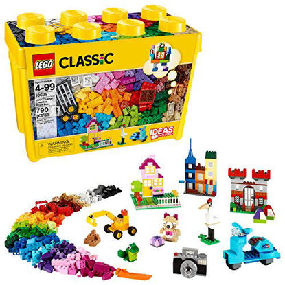 Picture of LEGO Classic Large Creative Brick Box 10698 Build Your Own Creative Toys, Kids Building Kit (790 Pieces)