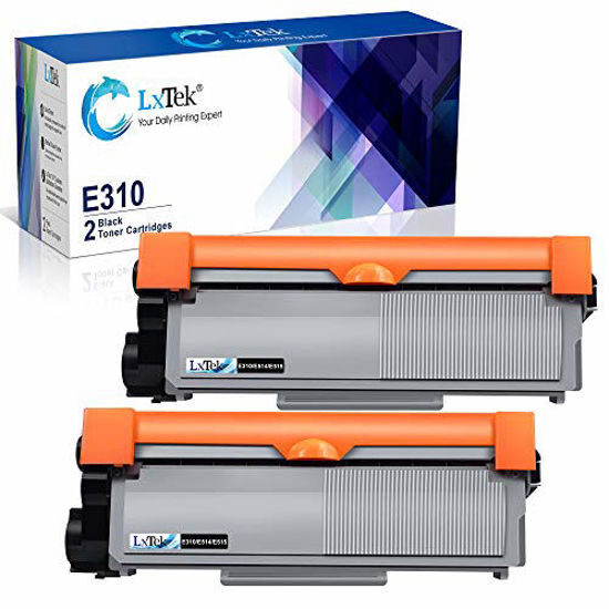 Picture of LxTek Compatible Toner Cartridge Replacement for Dell E310dw P7RMX PVTHG 593-BBKD E310 E514 E515 to use with Wireless Monochrome E310dw E515dw E514dw E515dn Printer(2 Black, High Yield 2600 Pages)