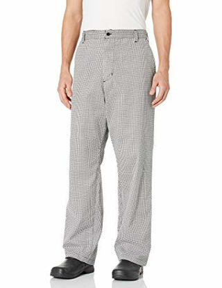 Picture of Chef Code Men's Professional Chef Pant, Check Black/White, Large