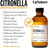 Picture of Citronella Essential Oil - HUGE 4oz Bottle - Pure, Undiluted, Unfiltered, & Non-GMO - Keeps Insects and Mosquitos Away Naturally - Treat Fevers & Headaches