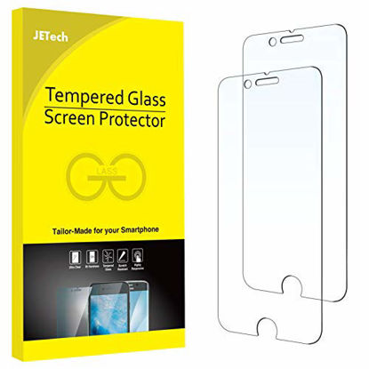 Picture of JETech Screen Protector for iPhone 6/7/8, 4.7-Inch, Tempered Glass Film, 2-Pack