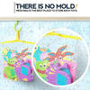 Picture of Foam Bath Toys - Non-Toxic Early Learning Bathtub Toy - Foam Geometric Shapes Puzzles Animals - Fun Floating Educational Toys For Toddlers Kids Boys Girls - Free Bath Toy Organizer & Fishing Rod