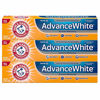 Picture of Arm & Hammer Advance White Extreme Whitening with Stain Defense, Clean, No Mint, 6 Ounce (Pack of 3)