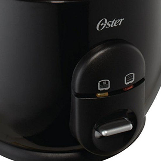 GetUSCart Oster Titanium Infused DuraCeramic 6Cup Rice & Grain Cooker with Steam Tray, Silver