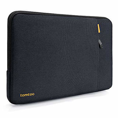 Picture of tomtoc 360 Protective Laptop Sleeve for 13-inch MacBook Air 2018-2020 M1/A2337 A2179 A1932, MacBook Pro M1/A2338 A2251 A2289 A2159 2016-2020, 12.9 iPad Pro 3rd/4th Gen, Case Bag with Accessory Pocket