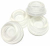 Picture of Door Stopper Wall Protector [4 Pack] - Clear Self Adhesive Rubber Door Bumpers. Prevent Damage to Walls from Door Knobs Handles - Door Stop